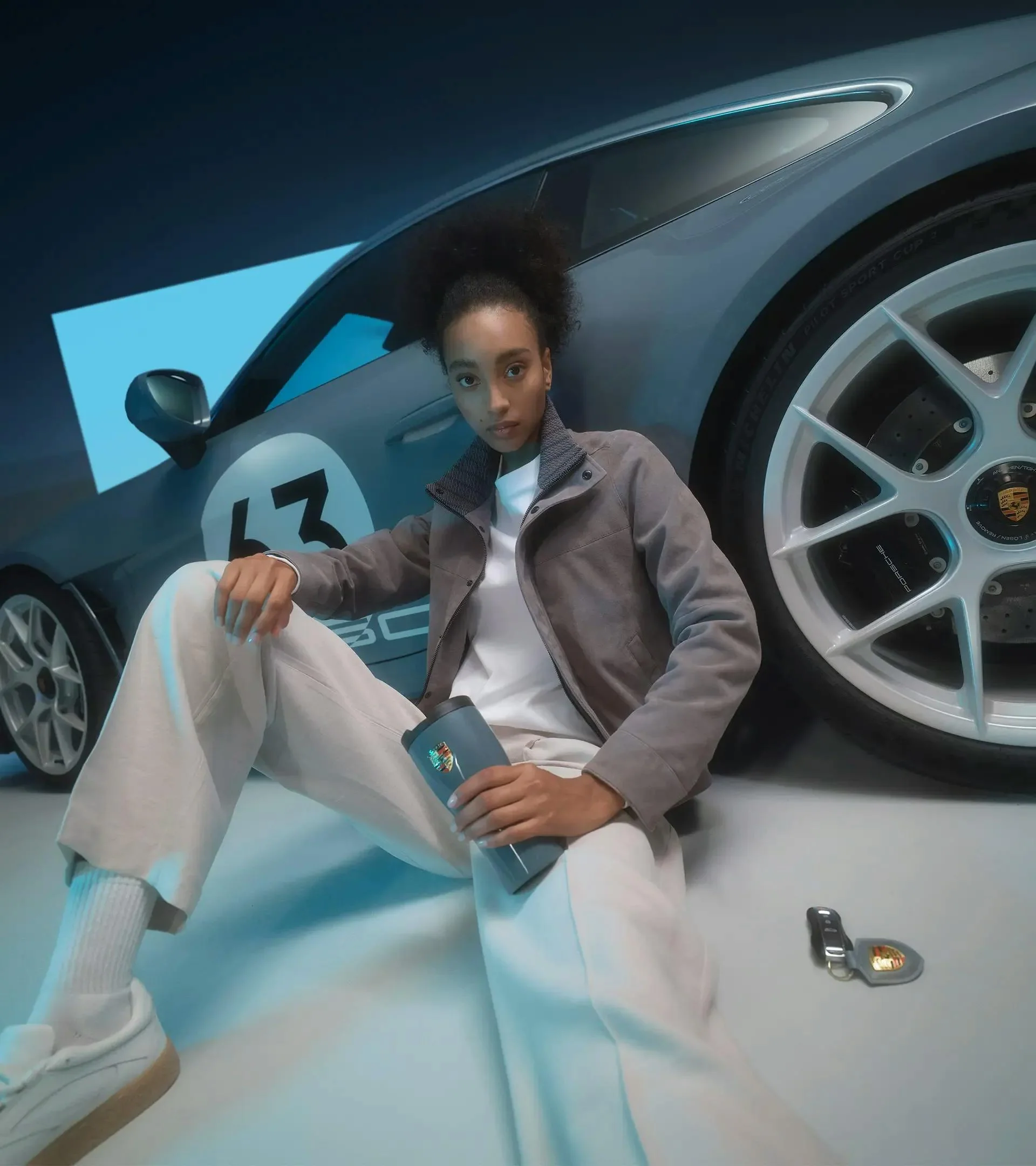 Insulated Travel Mug - Shore Blue - Image 3